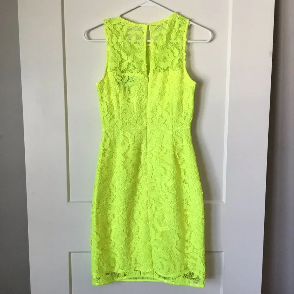 Women’s J. Crew Collection Yellow Dress Size 2 - Picture 6 of 6